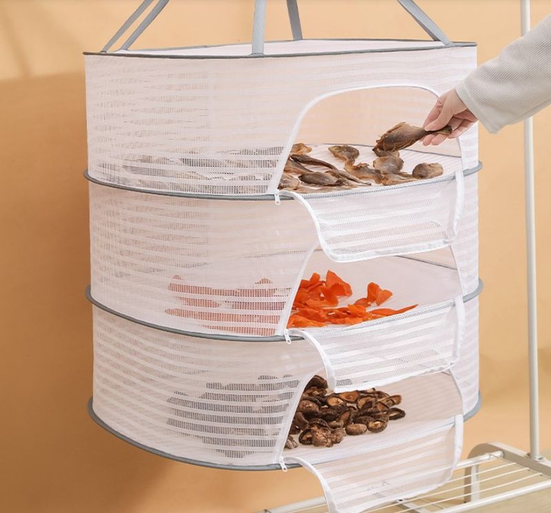 Casual Solid Color Cloth Drying Basket