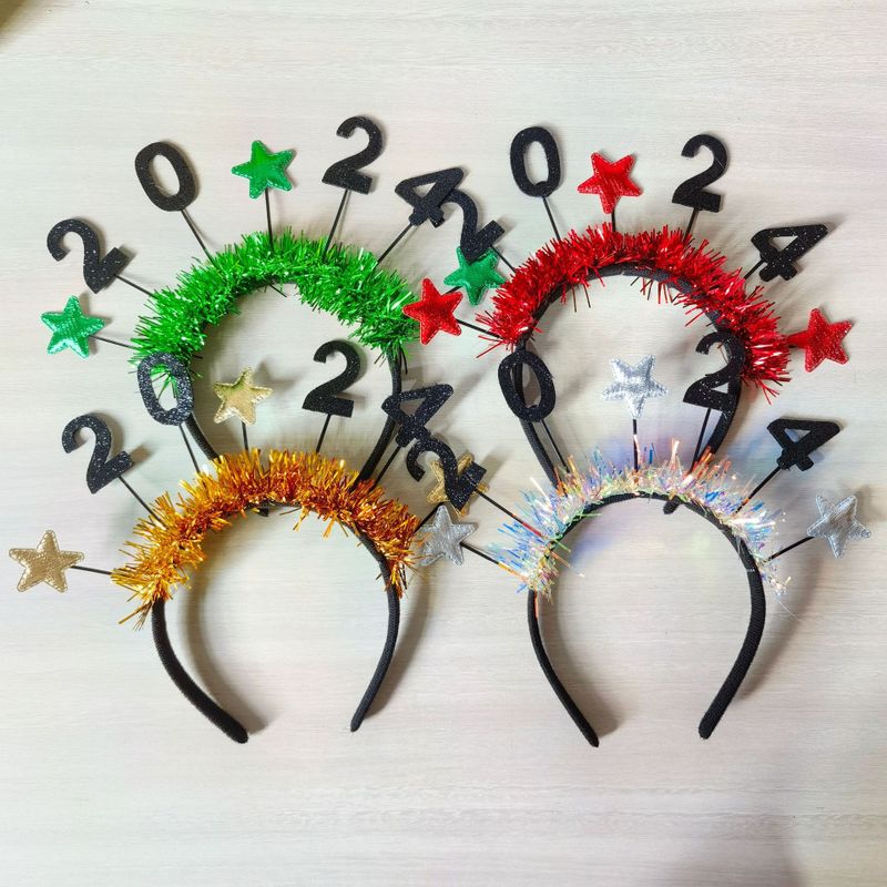 Sweet Streetwear Number Cloth Festival Street Headband