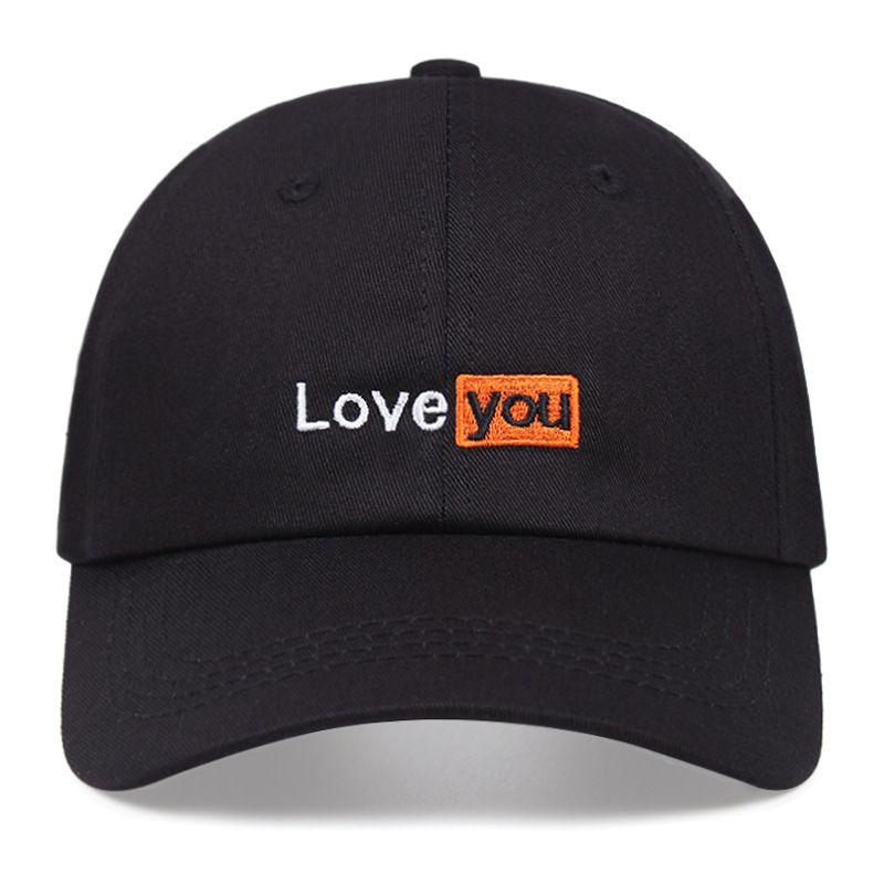 Unisex Basic Simple Style Letter Embroidery Curved Eaves Baseball Cap