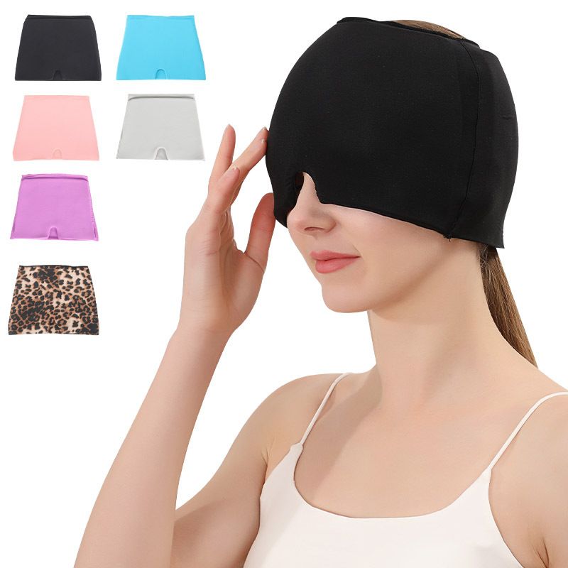 Modern Style Solid Color Lycra Elastic Fabric Eye Mask