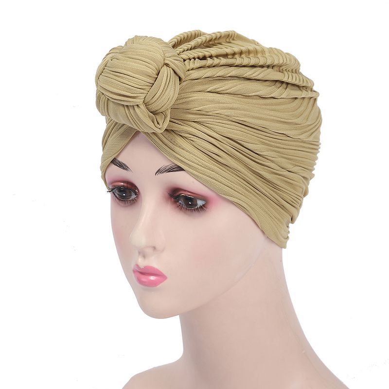 Frau Ethnischer Stil Einfacher Stil Einfarbig Ohne Dach Kopftuch Mütze