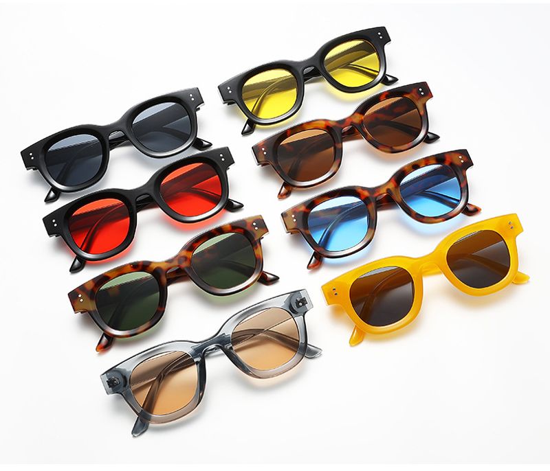 Retro Geometric Pc Oval Frame Full Frame Women's Sunglasses