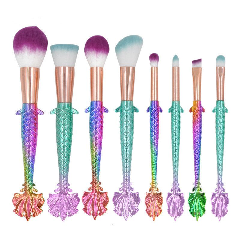 Glam Colour Artificial Fiber Plastic Handgrip Makeup Brushes 1 Piece