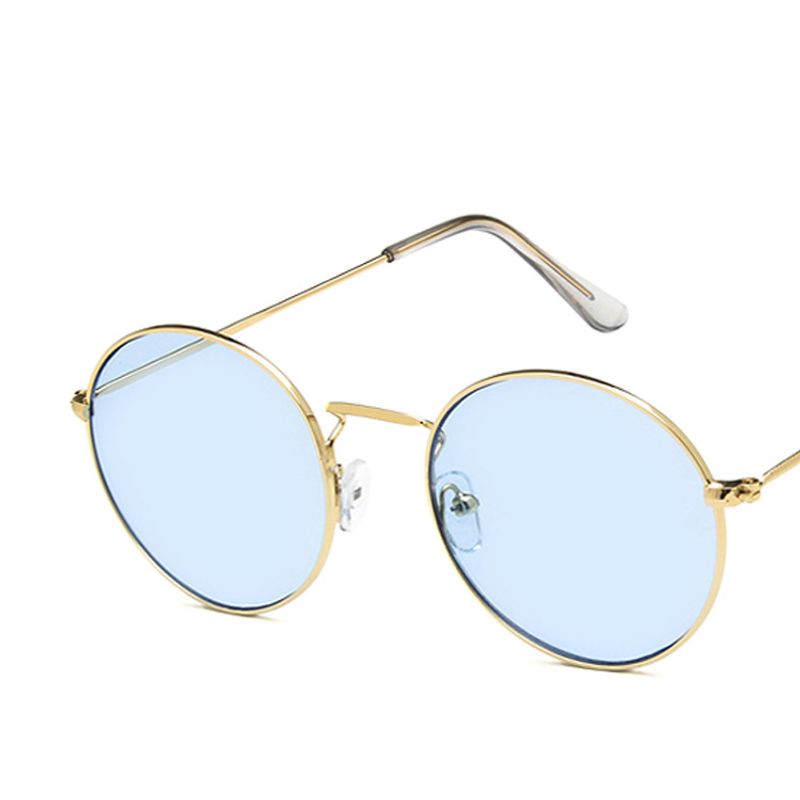Retro Round Ac Toad Glasses Full Frame Women's Sunglasses