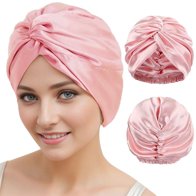 Women's Lady Solid Color Eaveless Nightcap