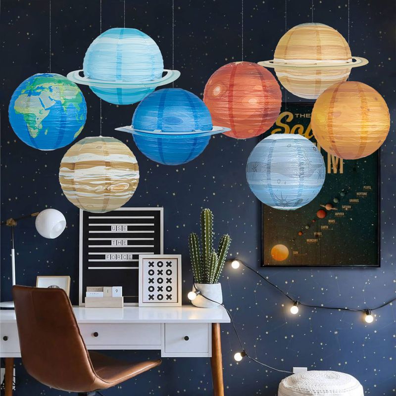 Interstellar Paper Party Hanging Ornaments