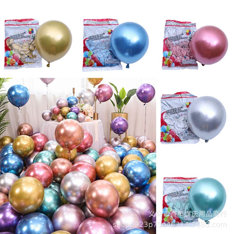 Einfacher Stil Einfarbig Gummi Innen Draussen Gruppe Luftballons