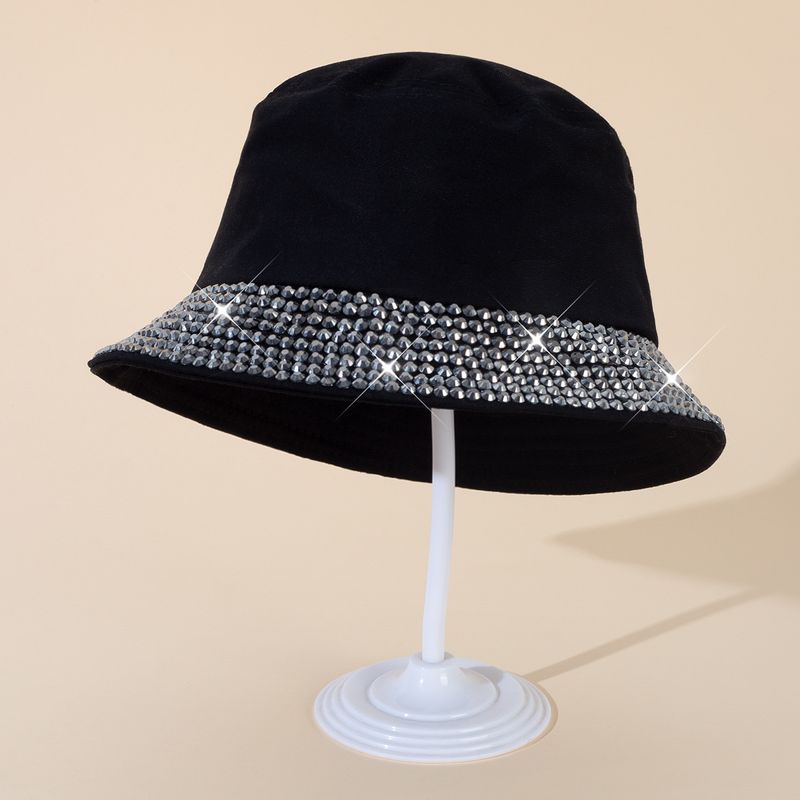 Unisex Elegant Basic Solid Color Big Eaves Bucket Hat