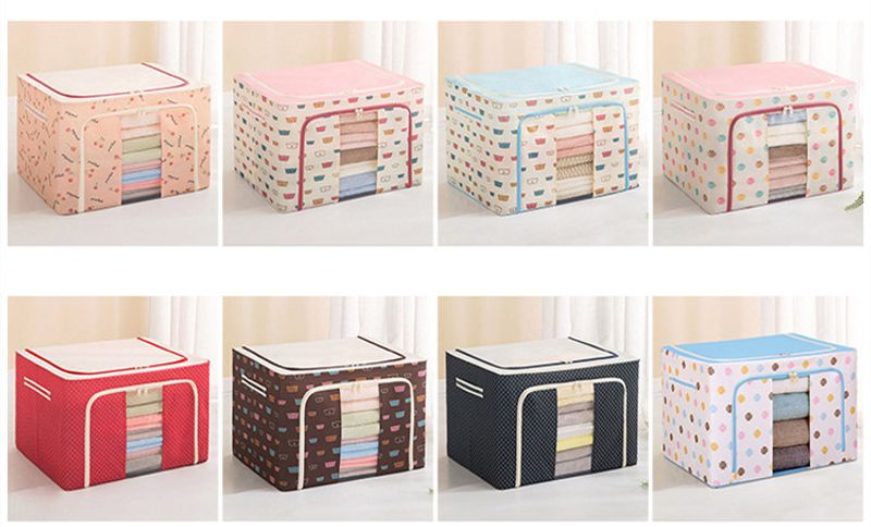 Casual Multicolor Pvc Stainless Steel Storage Box