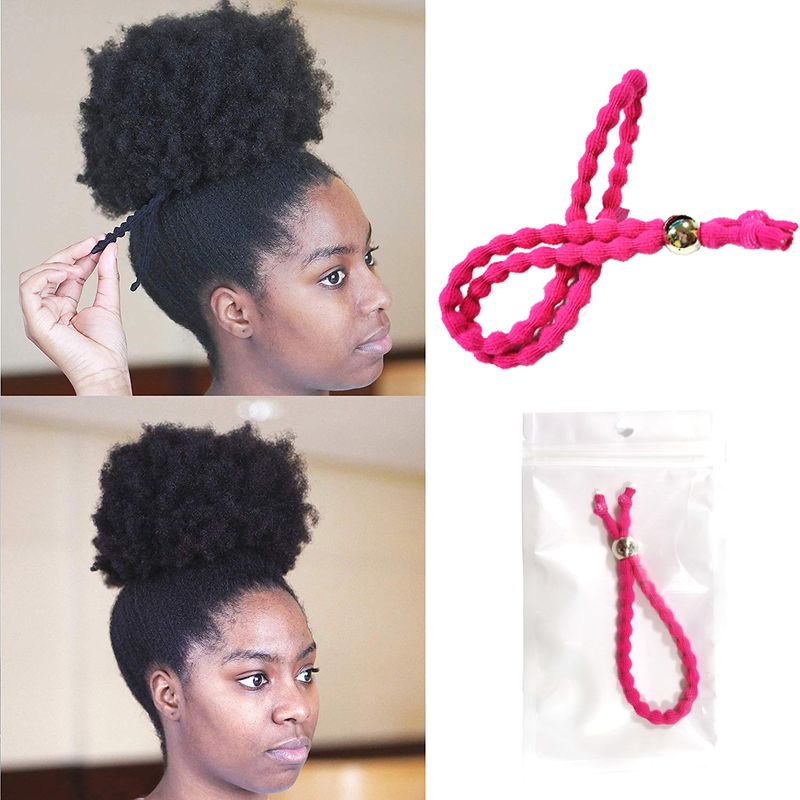 Simple Style Solid Color Abs Hair Tie