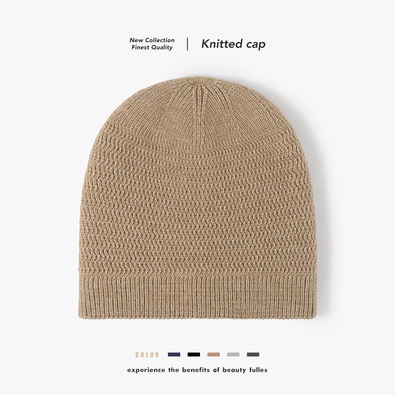 Unisex Basic Lady Simple Style Solid Color Eaveless Wool Cap