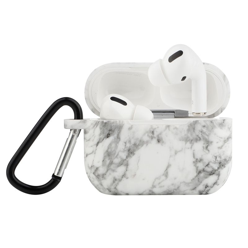 Simple Style Color Block Silica Gel Bluetooth Earbuds Case