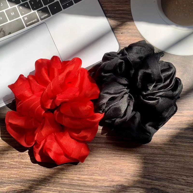 Simple Style Solid Color Cloth Hair Tie