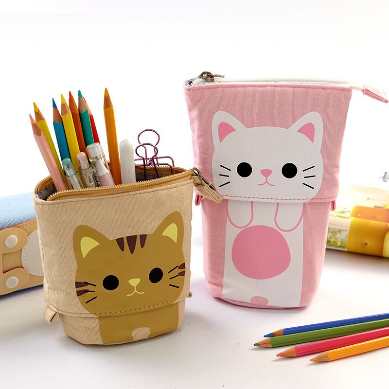 Cartoon Cloth School Cute Pencil Case