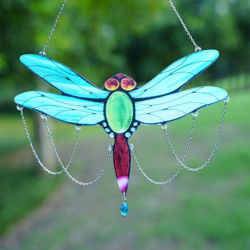 Cute Dragonfly Arylic Plastic Pendant Wall Art