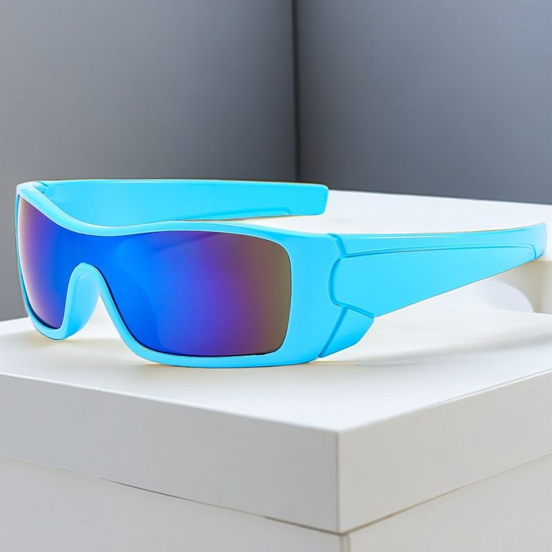 Elegant Simple Style Gradient Color Solid Color Pc Square Full Frame Men's Sunglasses