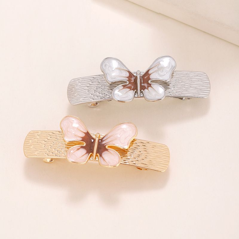 Women's Retro Butterfly Alloy Plating Hair Clip
