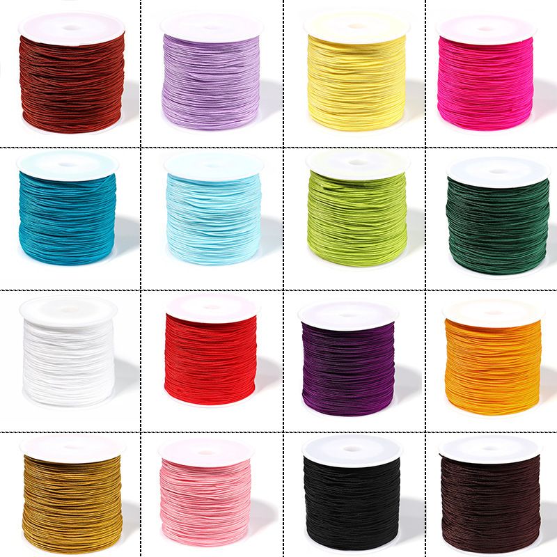 Simple Style Solid Color Cord Knitting Rope