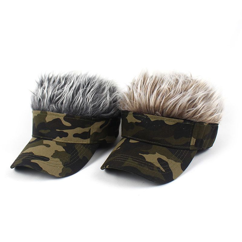 Unisex Streetwear Solid Color Camouflage Flat Eaves Baseball Cap
