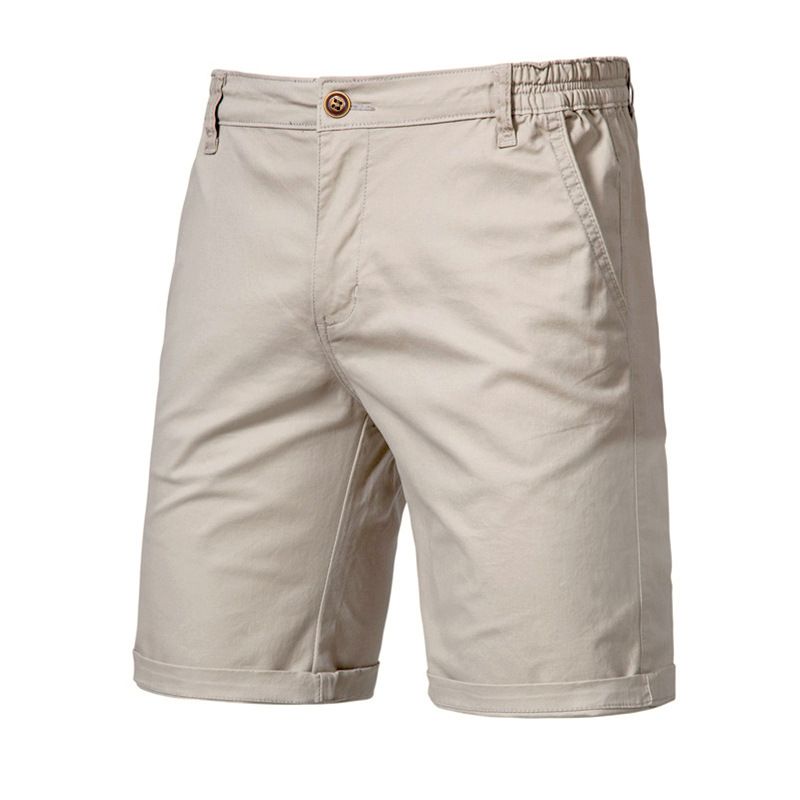 Hombres Color Sólido Estilo Simple Ajuste Regular Pantalones Cortos