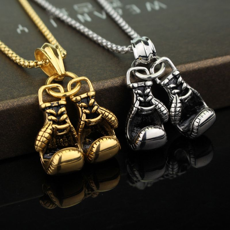 Hip-hop Retro Solid Color Alloy Plating Gold Plated Unisex Pendant Necklace