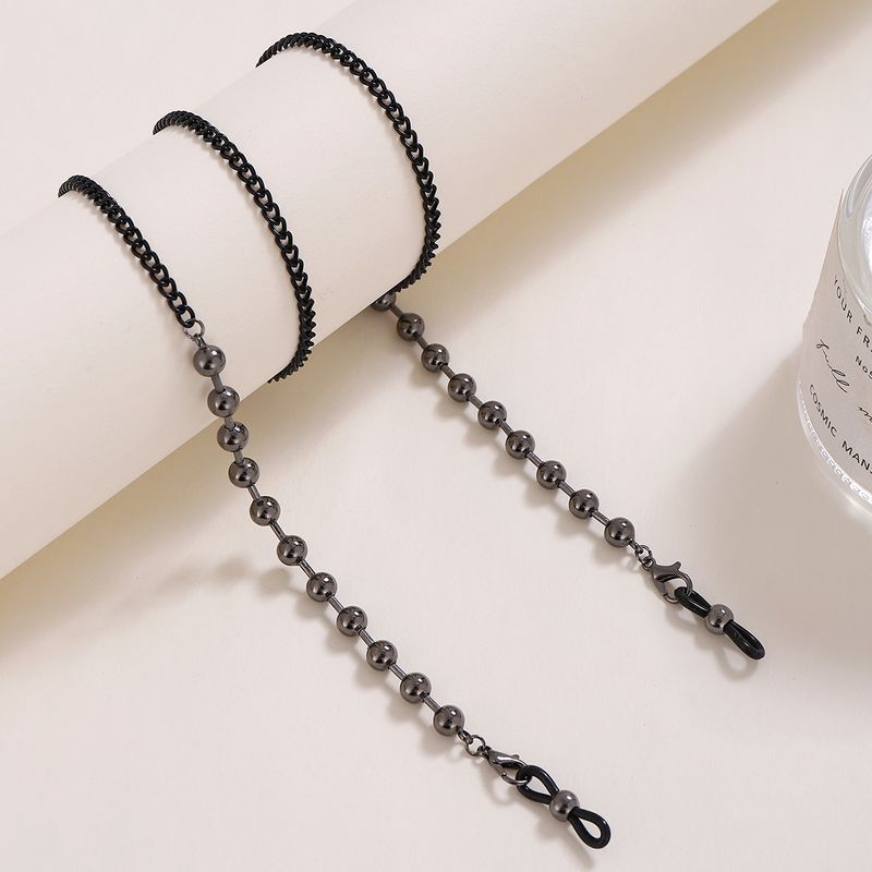 Retro Sweet Solid Color Metal Women's Glasses Chain