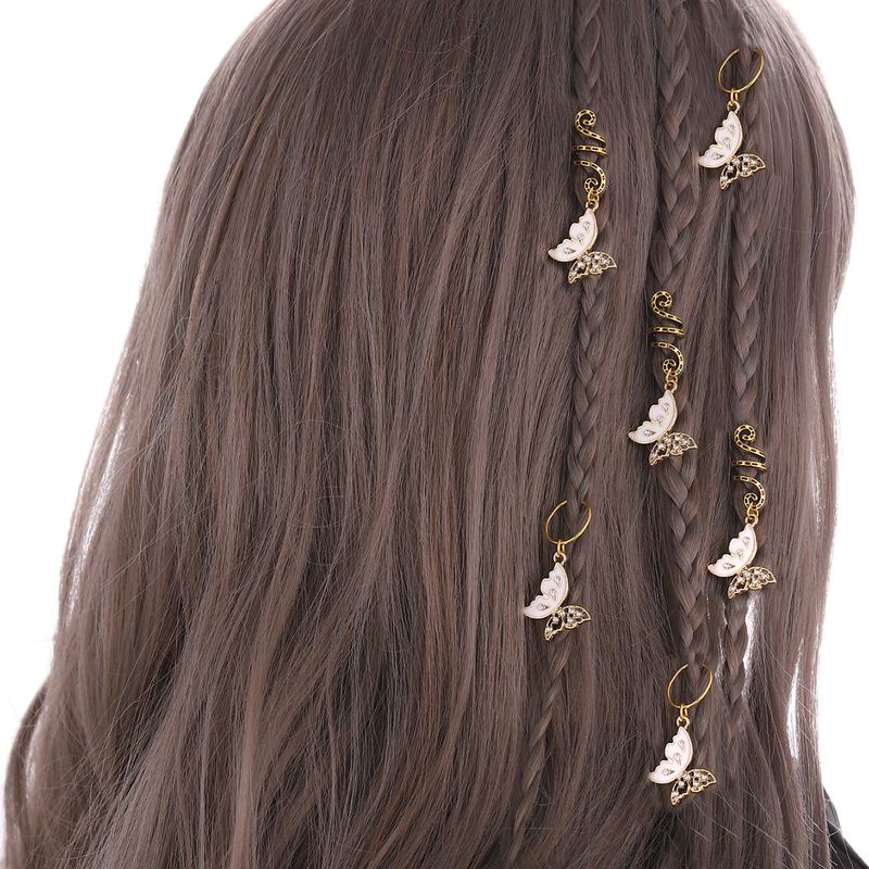 Unisex Vintage Style Butterfly Alloy Plating Hair Clip