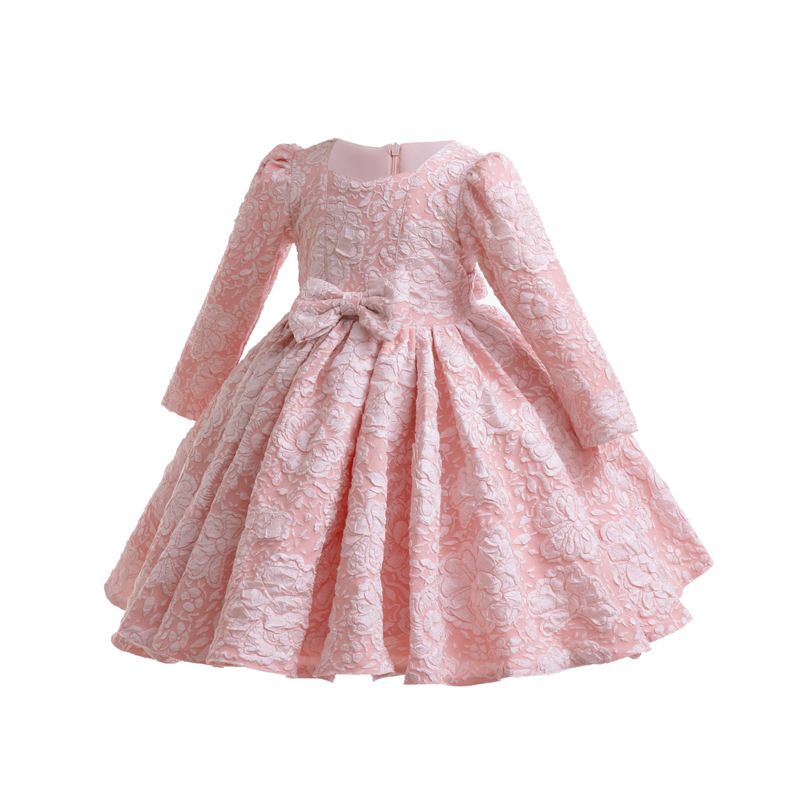 Elegant Princess Cute Flower Polyester Girls Dresses