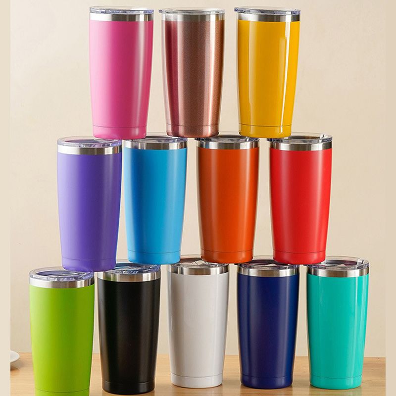 Classical Solid Color Stainless Steel Water Bottles 1 Piece