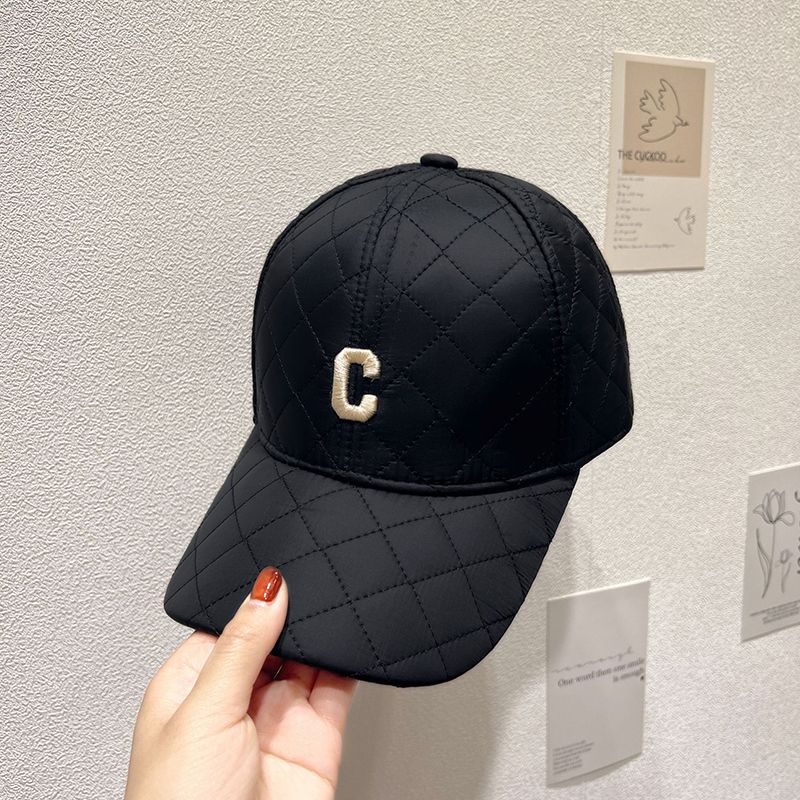 Women's Simple Style Letter Embroidery Curved Eaves Baseball Cap
