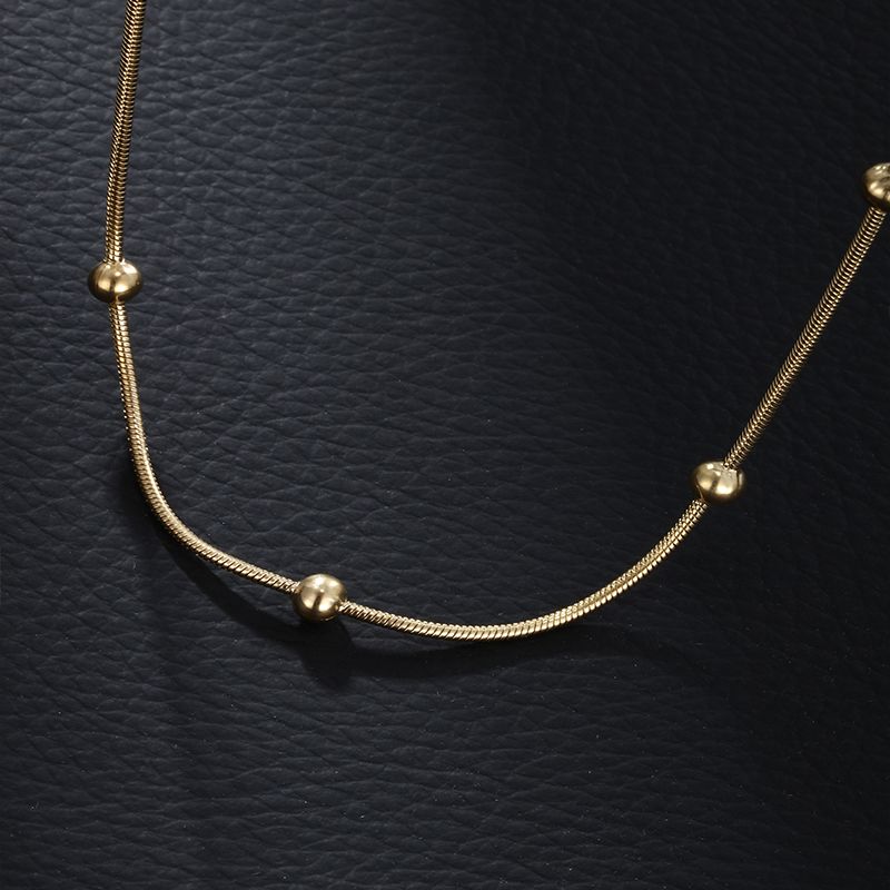 Edelstahl 304 18 Karat Vergoldet Lässig XUPING Überzug Kette Einfarbig Halskette