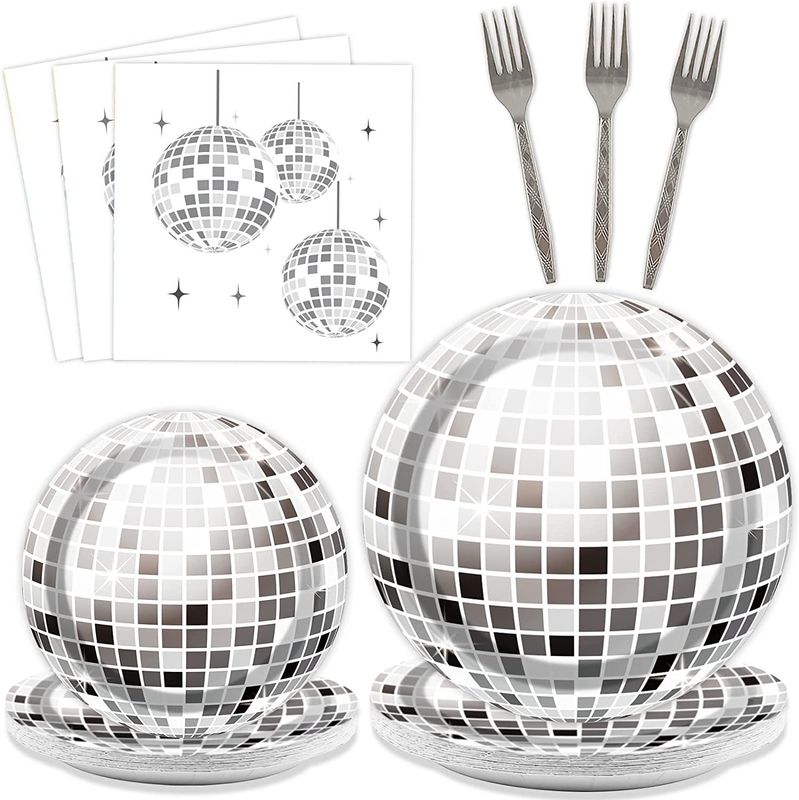 Fashion Disco Ball Paper Party Tableware