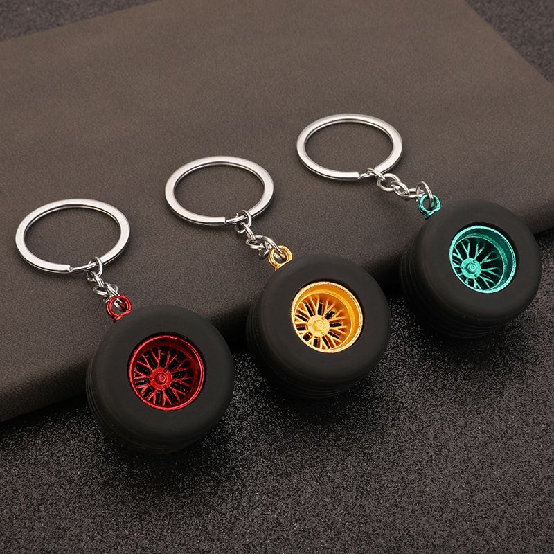 Simple Style Color Block Silica Gel Unisex Bag Pendant Keychain
