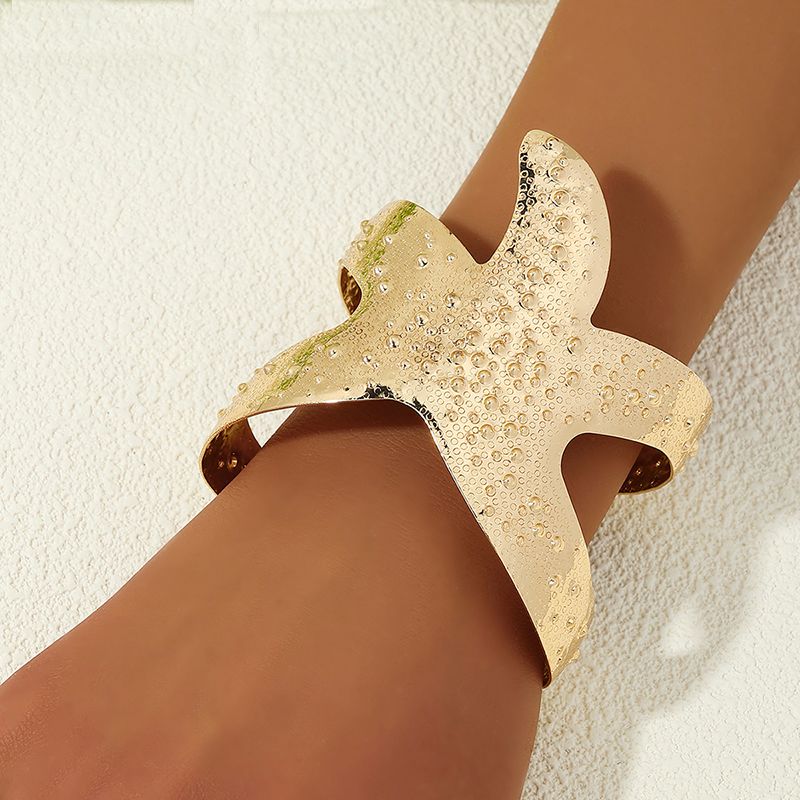 Estilo Ig Vacaciones Estilo Marino Estrella De Mar Aleación Mujeres Brazalete