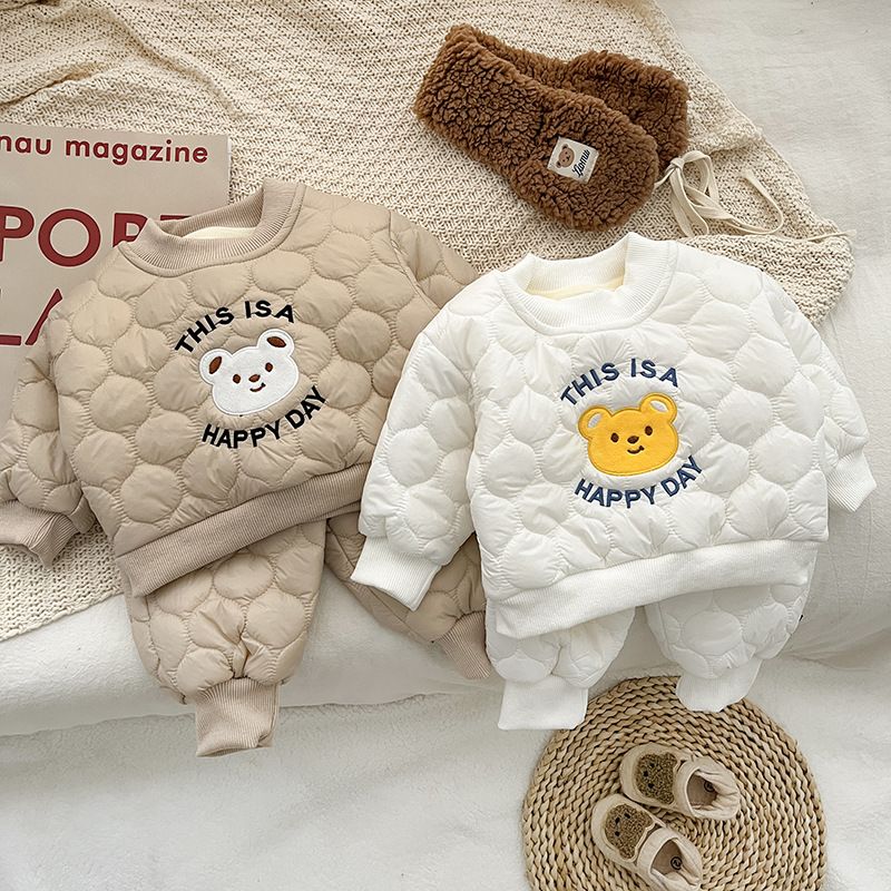 Einfacher Stil Karikatur Baumwolle Baby Kleidung Sets