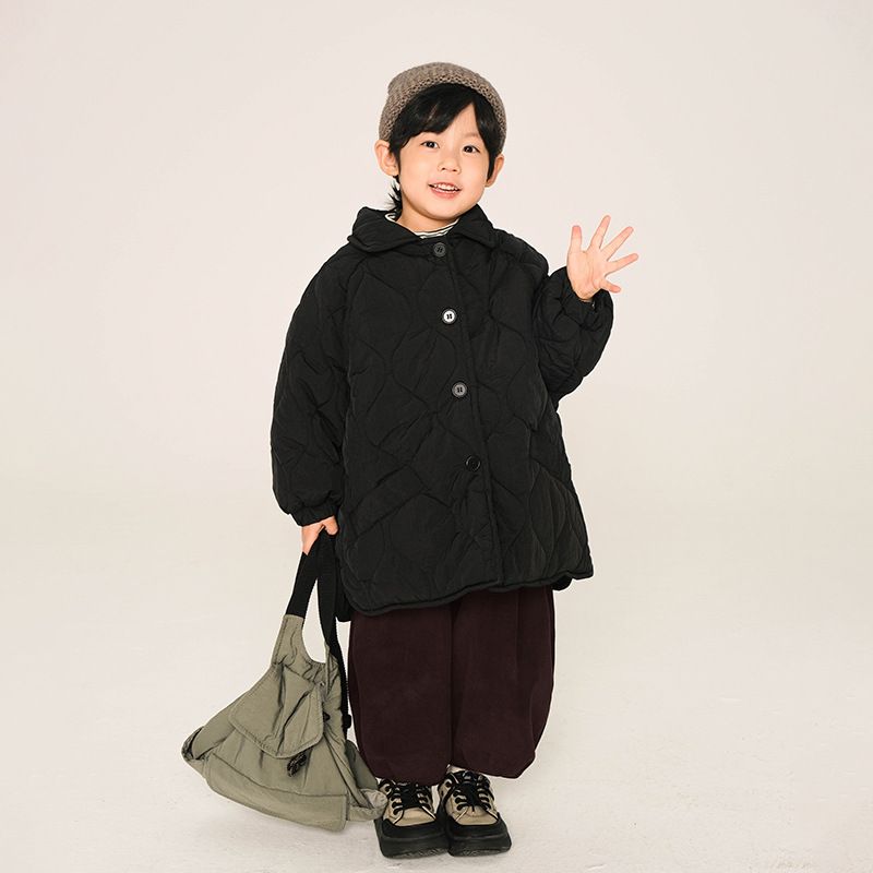 Cute Solid Color Polyester Nylon Boys Outerwear