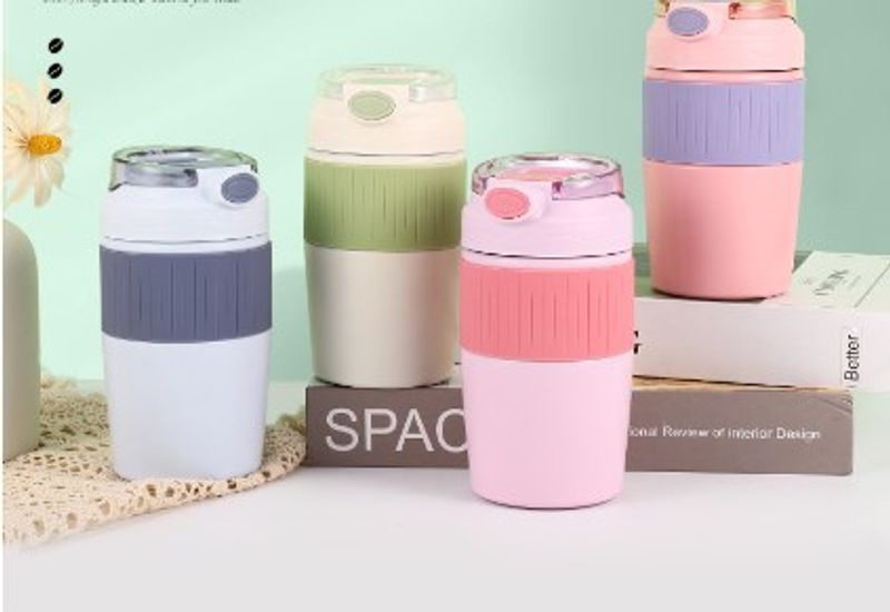 Pastoral Solid Color Stainless Steel Thermos Cup 1 Piece