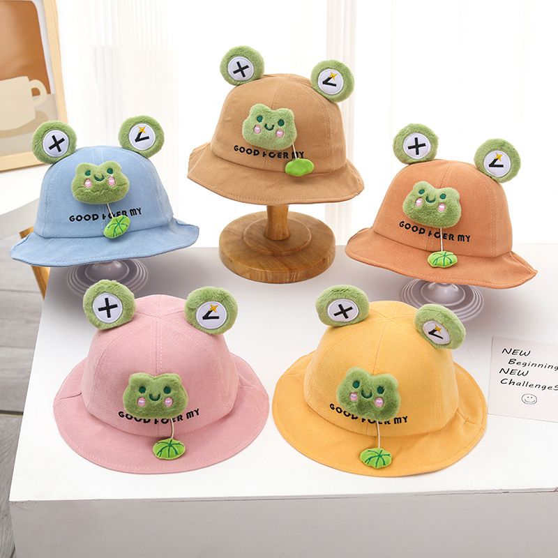 Children Unisex Simple Style Animal Jacquard Bucket Hat