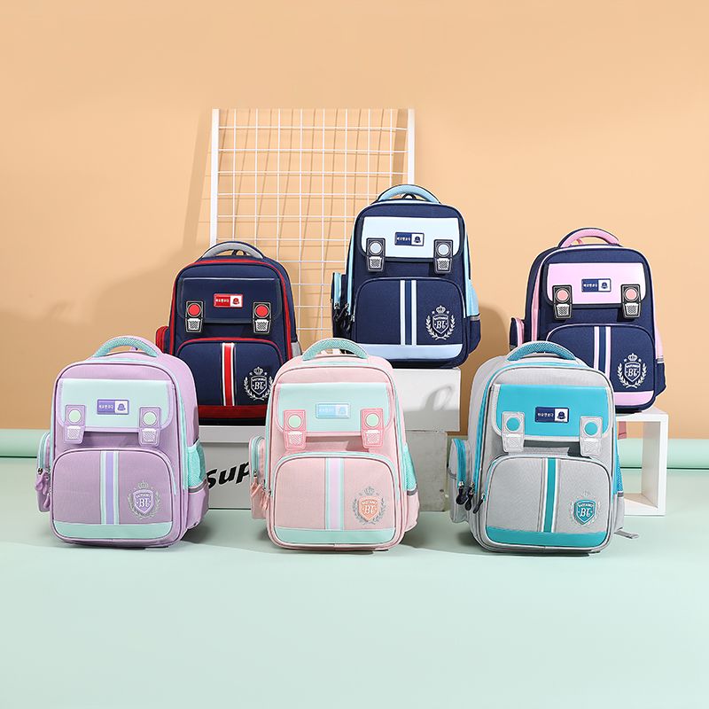 Taille Unique Bloc De Couleur L'école Du Quotidien Sac À Dos Scolaire Sac À Dos Pour Enfants