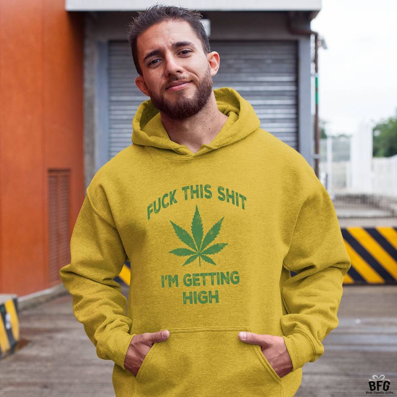 Sudaderas Con Capucha Para Hombre Manga Larga Impresión Casual Hoja Letra