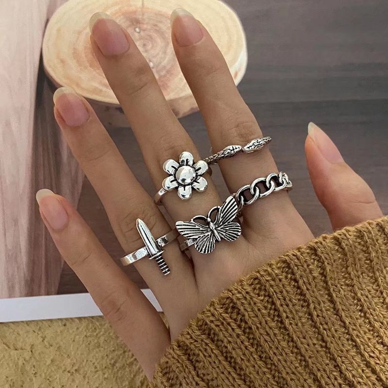 Streetwear Insect Alloy Plating Women's Rings