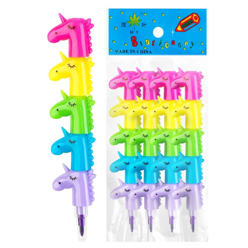 1 Pièce Licorne Classer Apprentissage Plastique Mignon Brosse