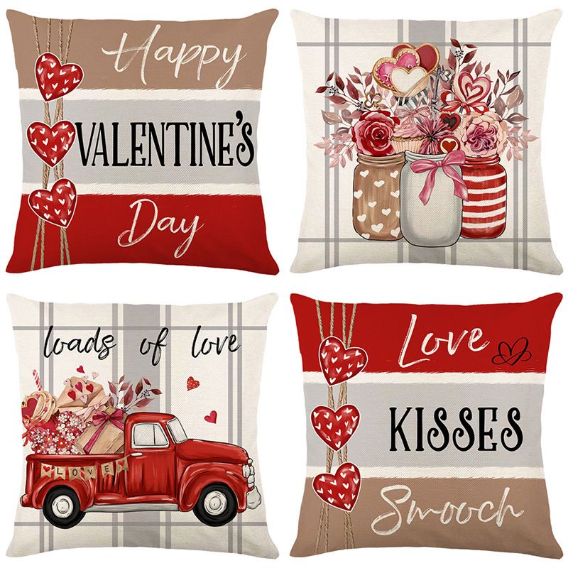 Vacation Letter Polyester Pillow Cases