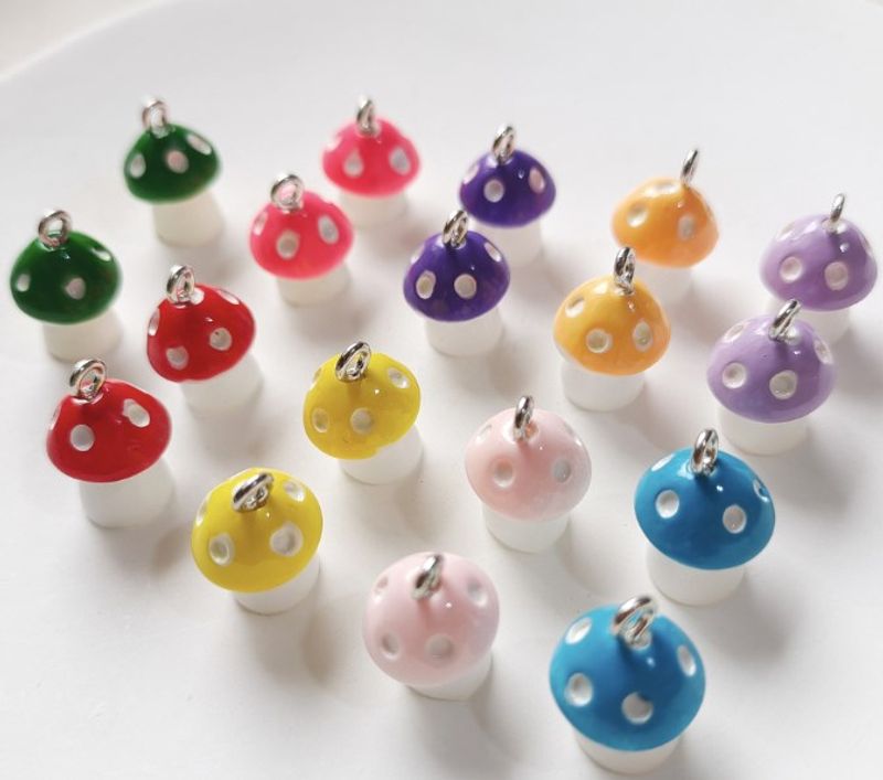 Simple Style Mushroom Plastic Jewelry Accessories