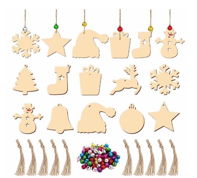 Cartoon Style Cartoon Wood Daily Hanging Ornaments
