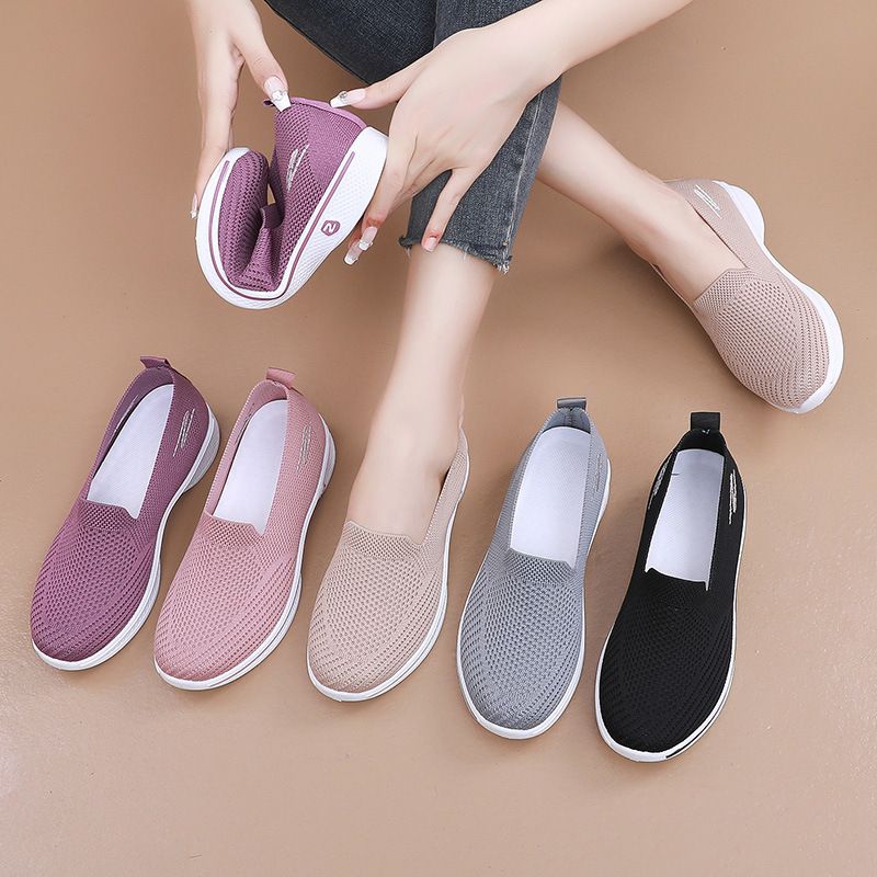 Women's Casual Solid Color Round Toe Casual Shoes Flats