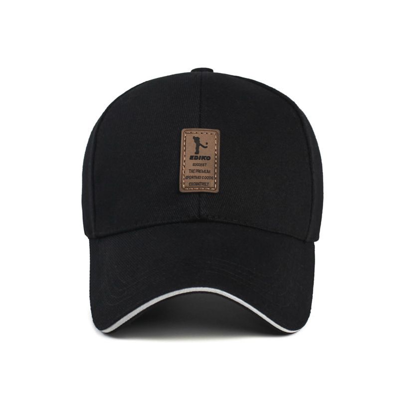 Men's Basic Simple Style Solid Color Curved Eaves Baseball Cap