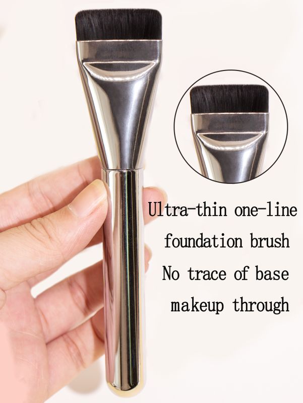 Simple Style Solid Color Plastic Makeup Brushes 1 Piece