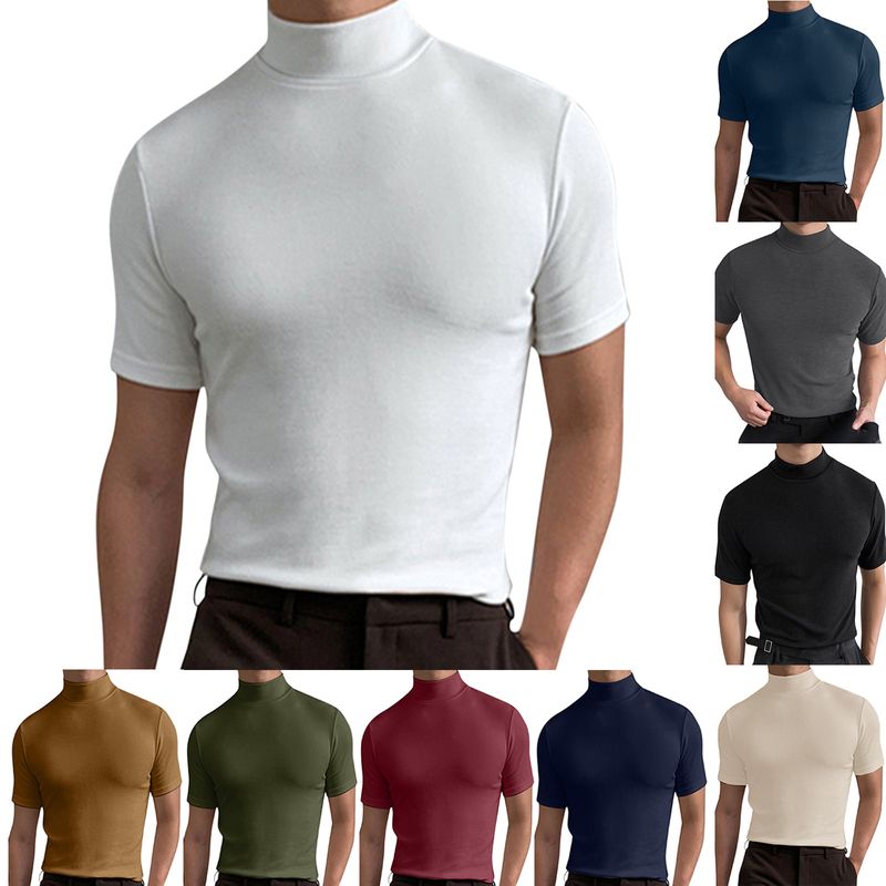 Hombres Color Sólido Playeras Ropa Hombre