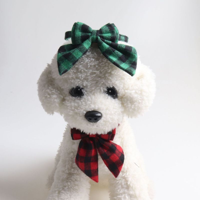 Cute Polyester Christmas Bow Knot Leash